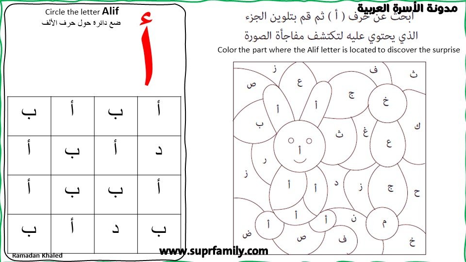 Alif Worksheets and Trace-and-Write PDF
