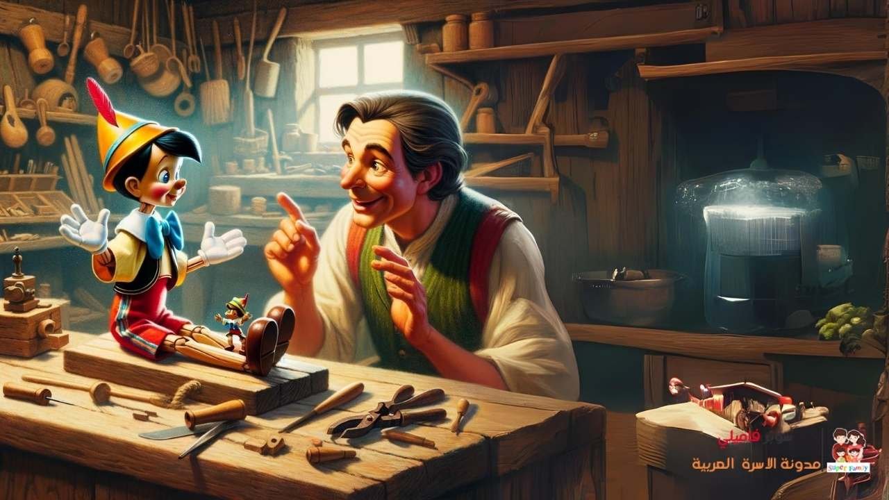Pinocchio: The Puppet That Became a Child - A Short Illustrated Story for Children