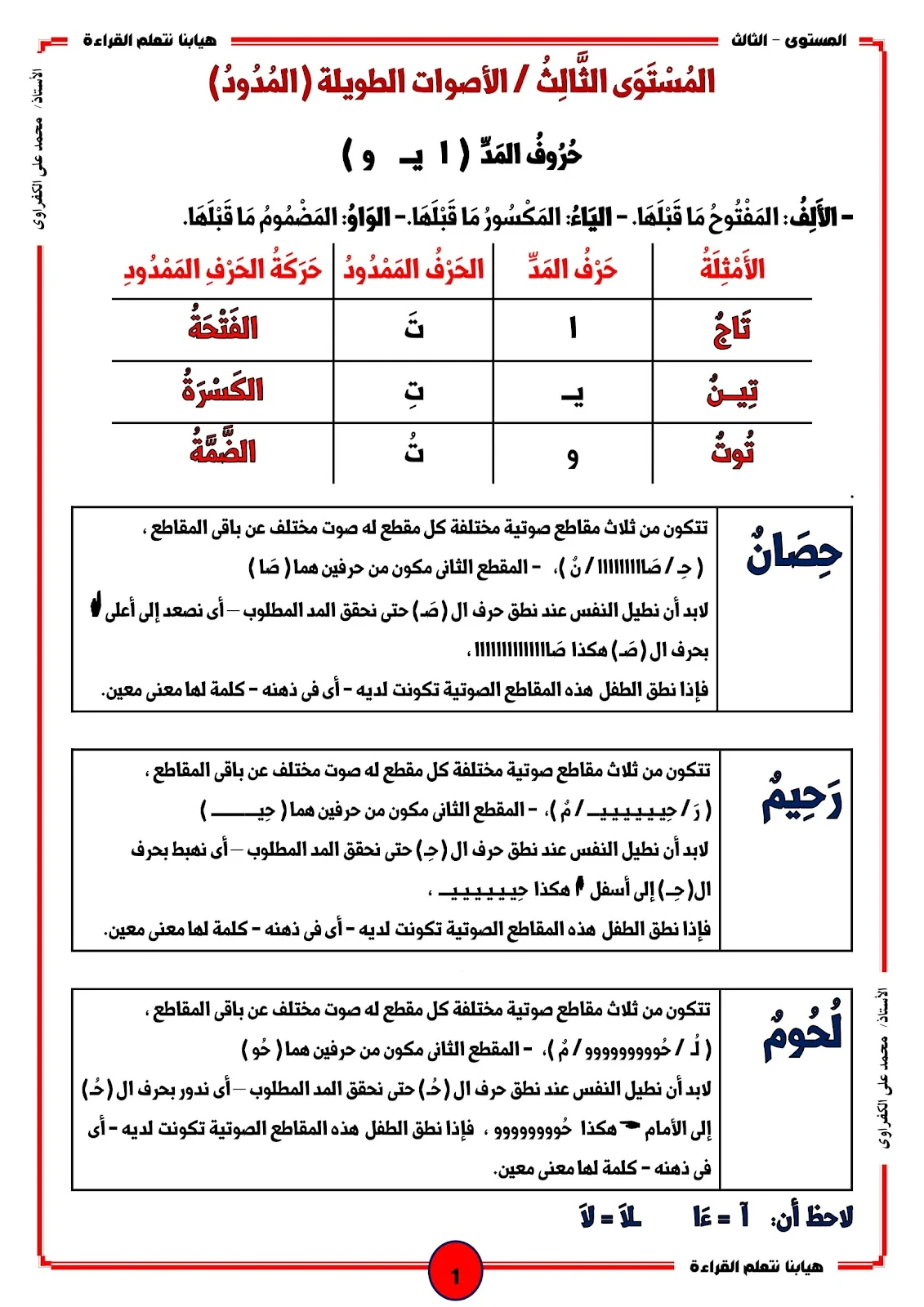 Let's Learn to Read: Level 3 Extended Vowels PDF