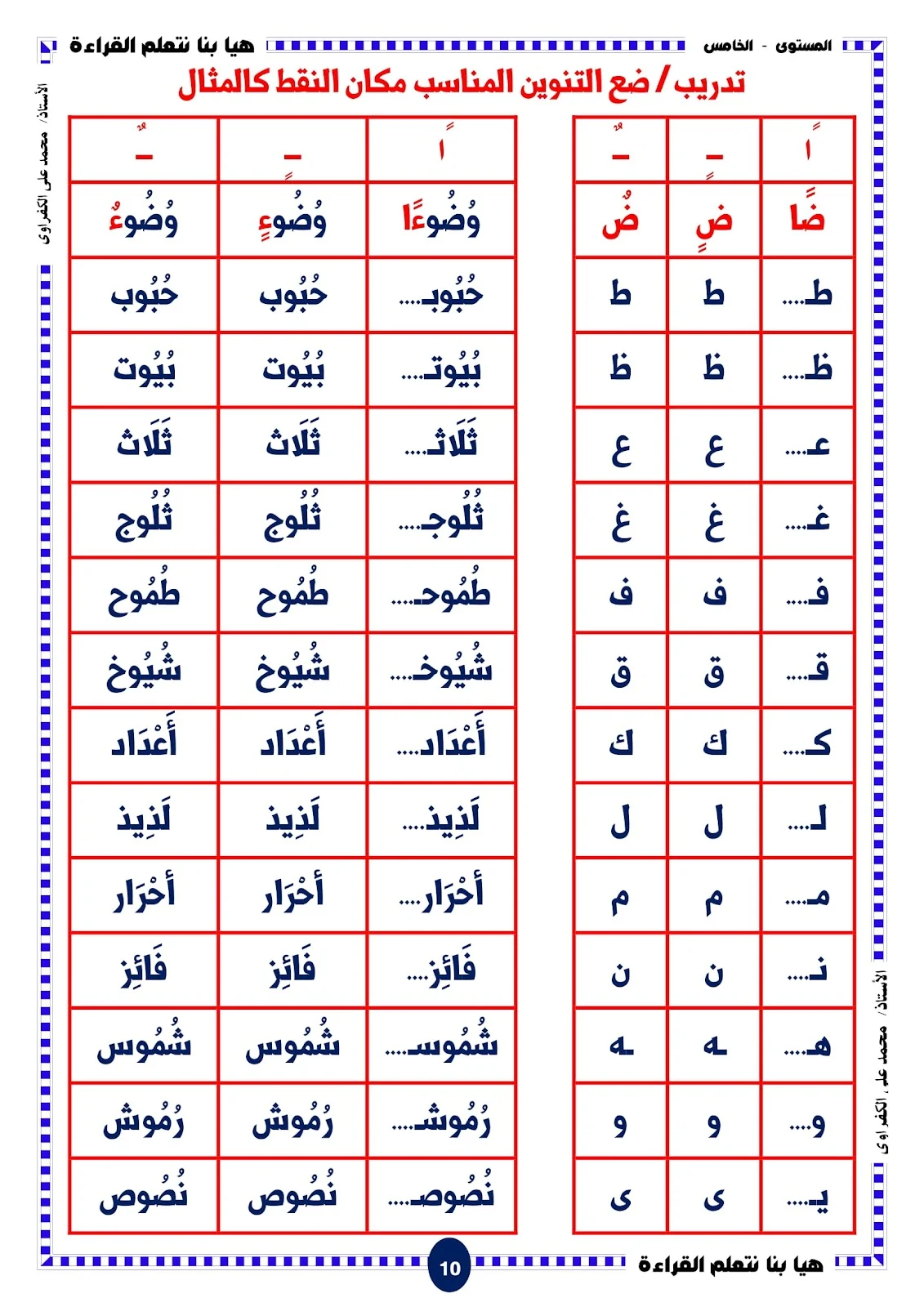 Let's learn to read level five tanween pdf download free