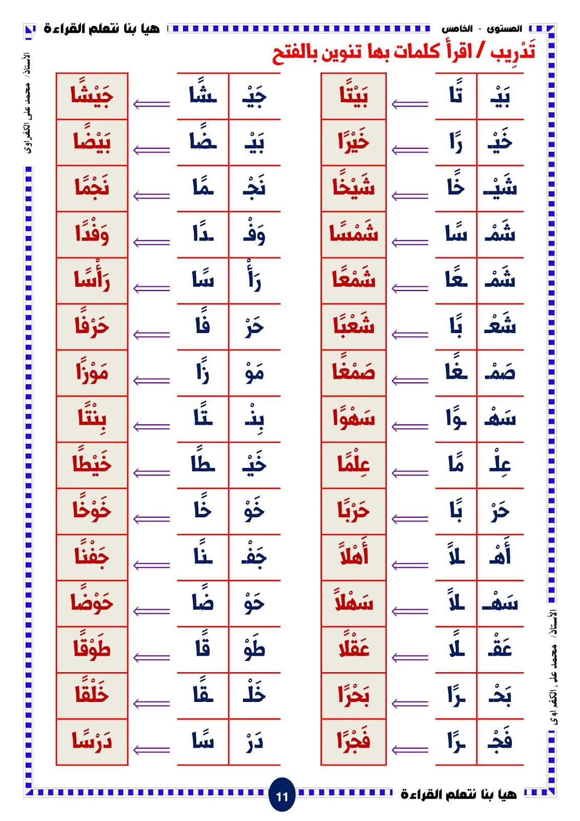 Let's learn to read level five tanween pdf download free
