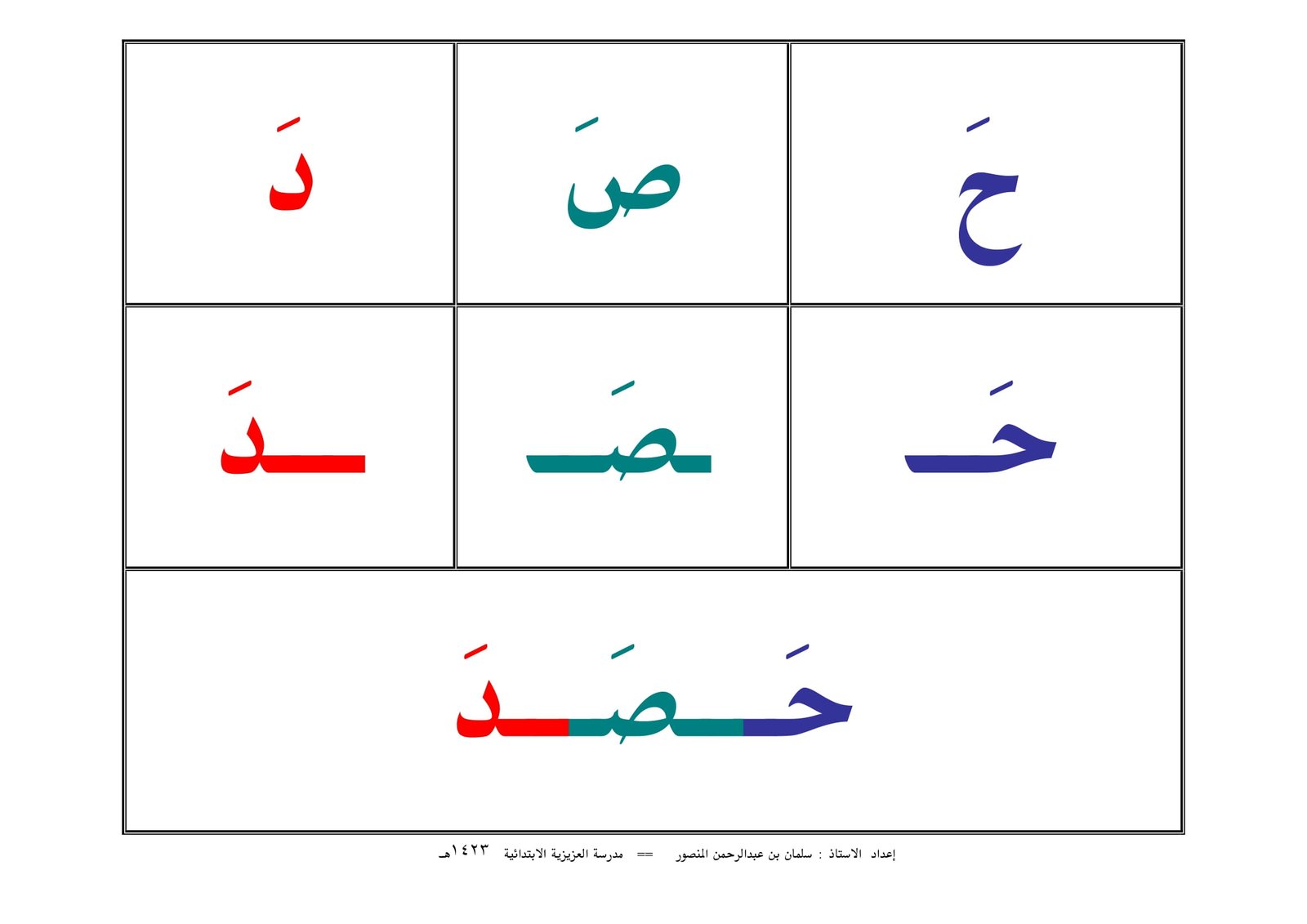 Images from Teaching Arabic Word Spelling for Children