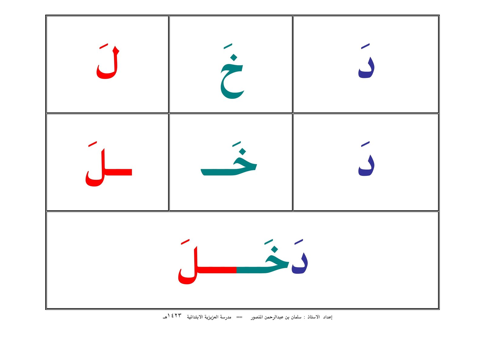Teaching Arabic Spelling for Kids: A Simplified Approach to Learning Reading - free pdf