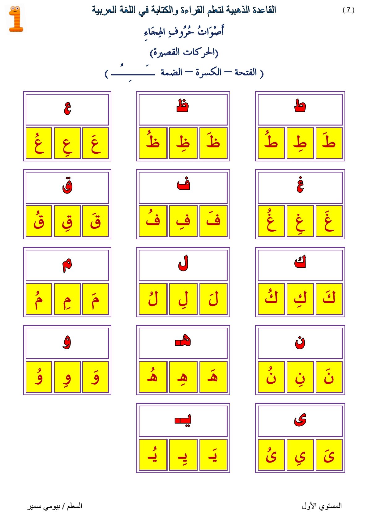 Let’s Read Workbook – The Golden Method for Learning to Read and Write in Arabic (Free PDF)