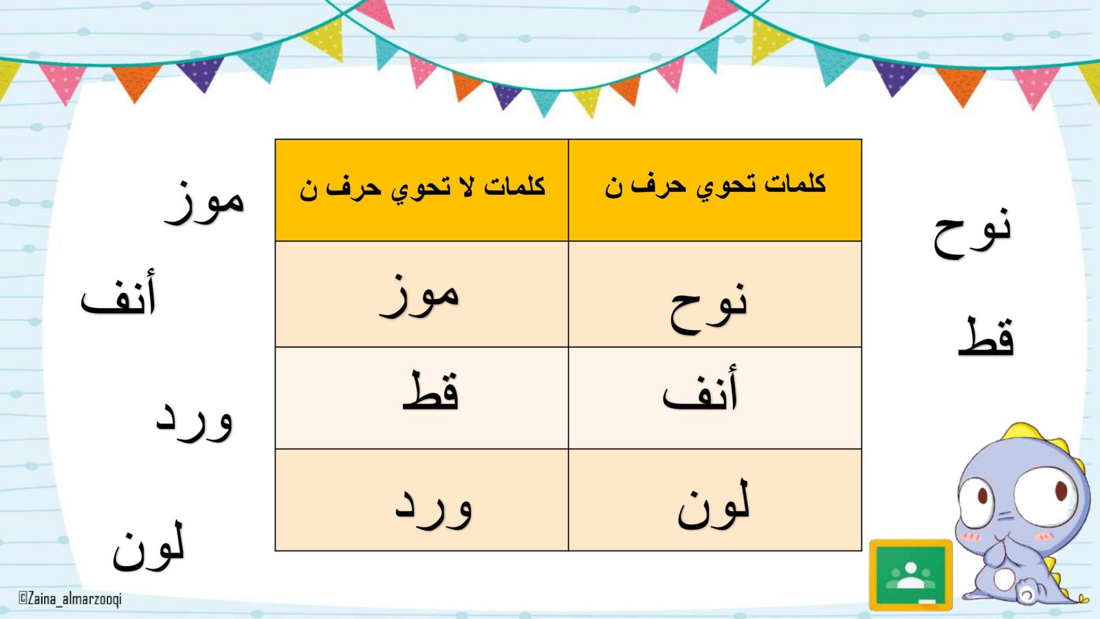 Arabic Letter Noon Worksheets