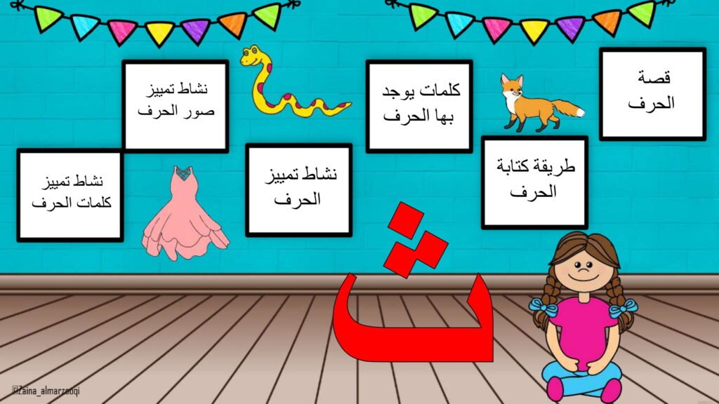 Arabic Letter Tha Worksheet