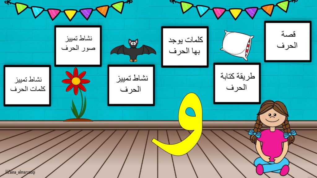 Arabic Letter Waw Worksheets