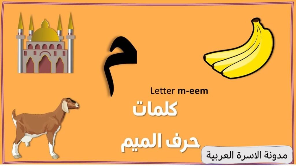 Letter Meem Words for Kids