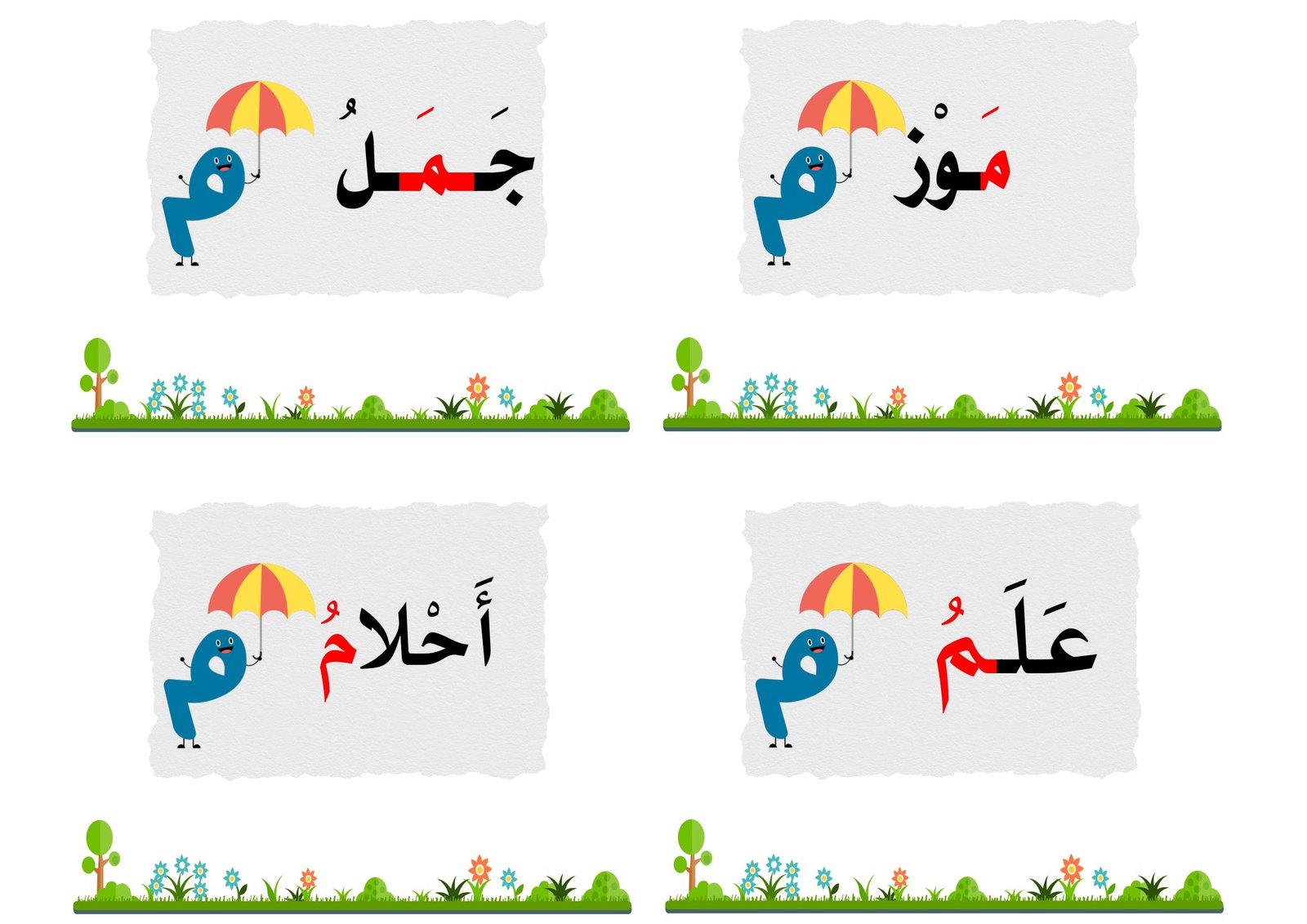 Letter Forms in Words