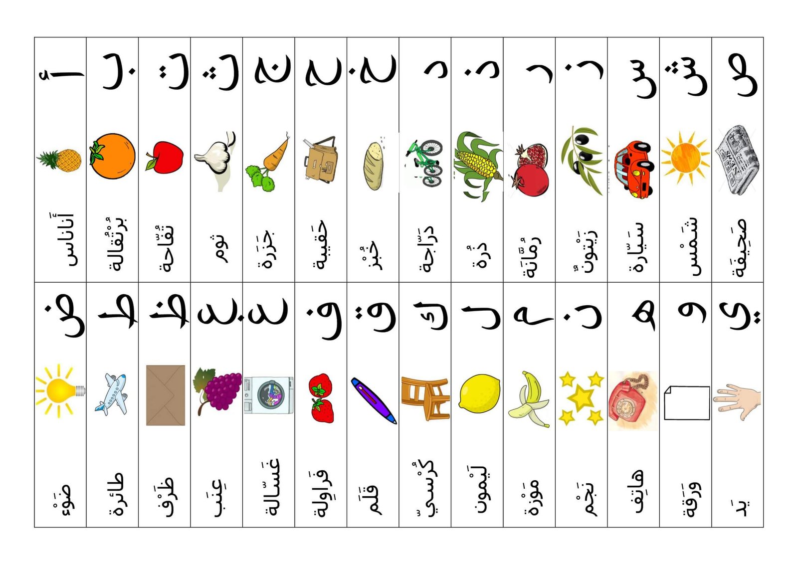 Letter Recognition cards