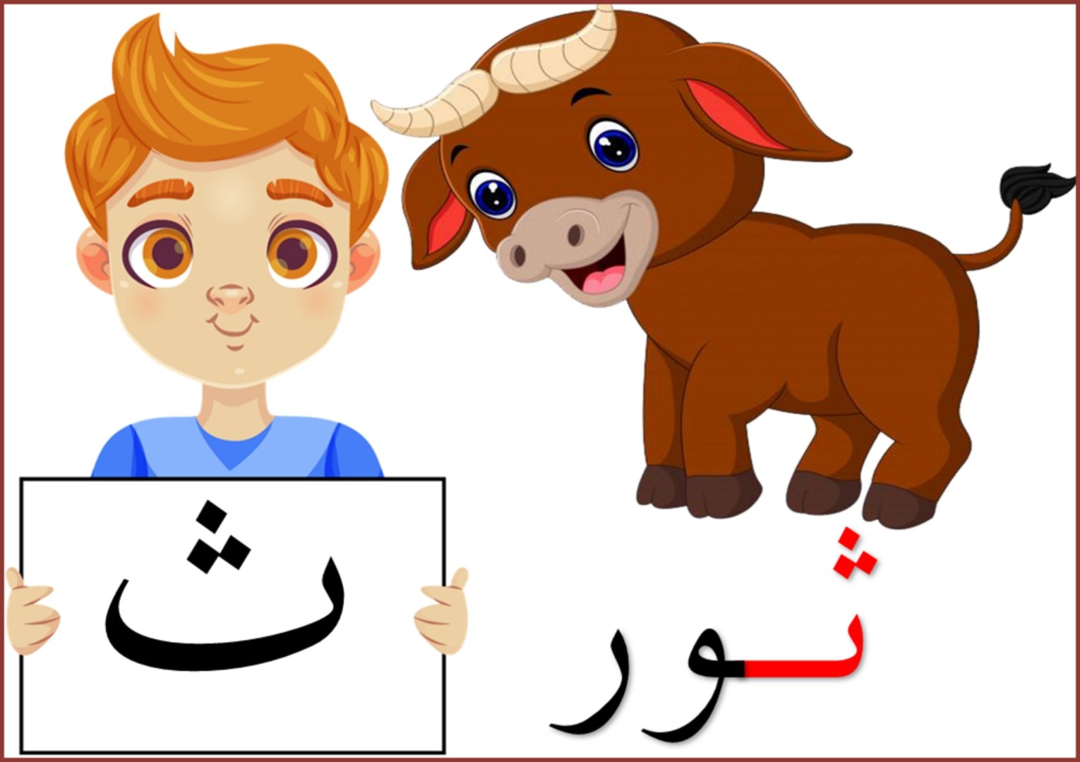 Arabic Alphabet with Pictures for Kids