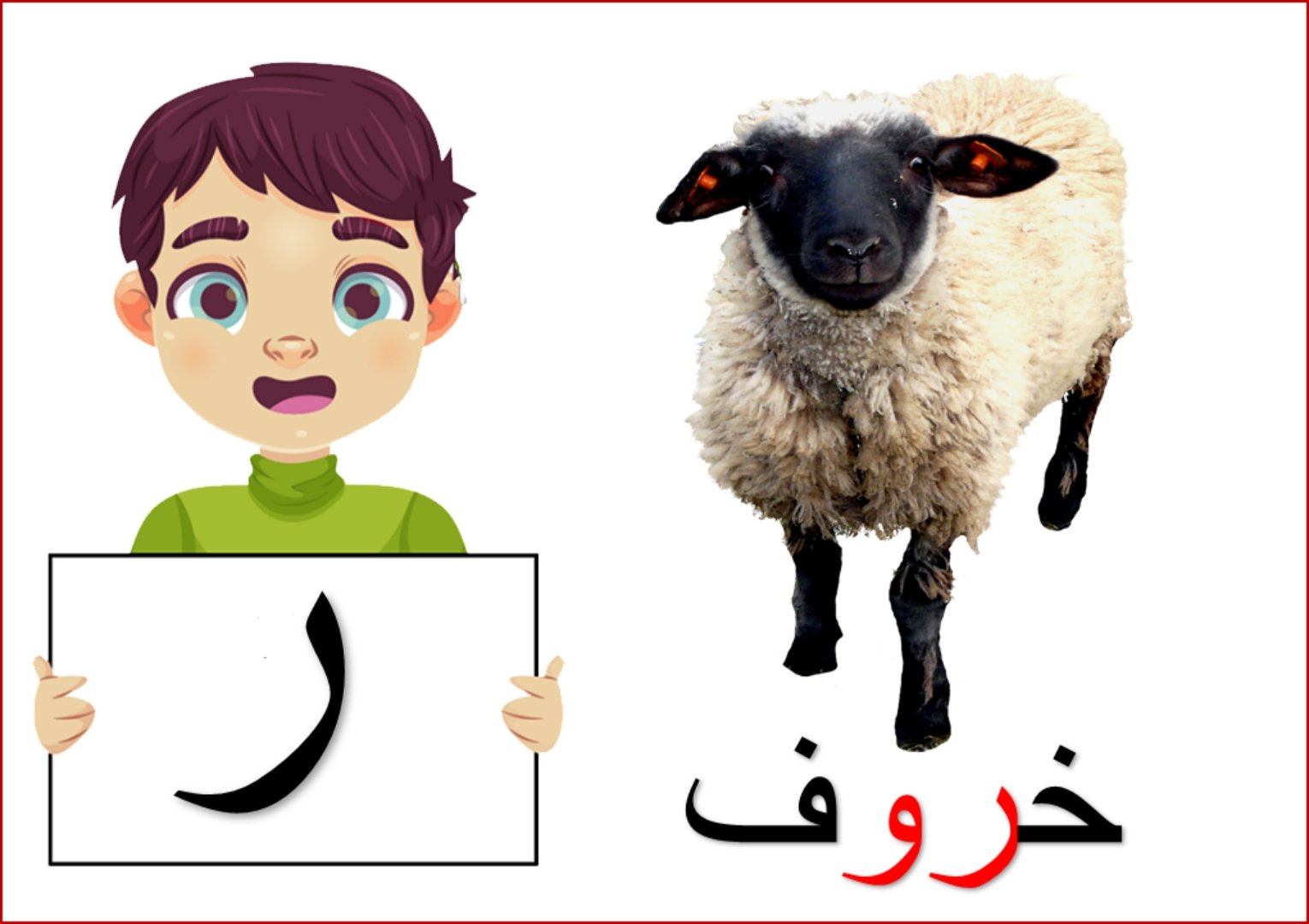 Arabic Alphabet with Pictures for Kids