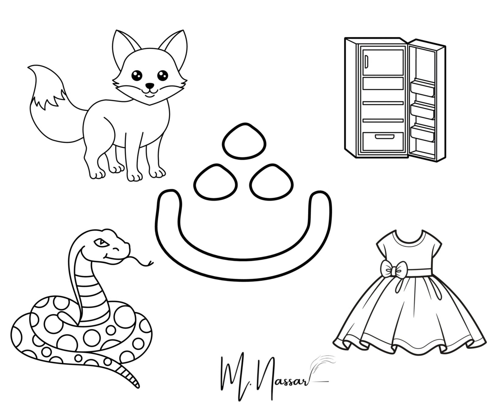 Arabic Alphabet Coloring Pages for Kids 