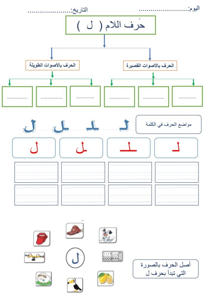 Arabic Remedial Alphabet Plan for Kids