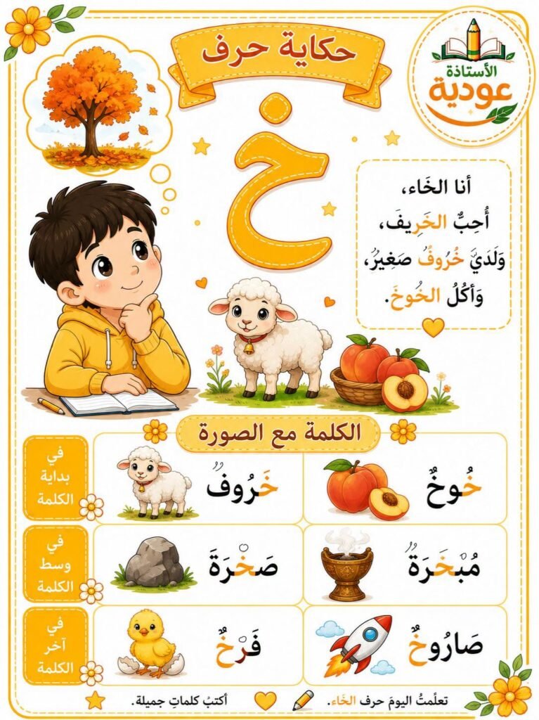 Arabic letters for kids PDF