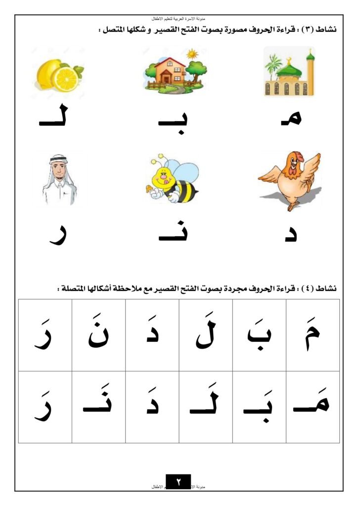Complete Arabic Alphabet Reading Booklet PDF