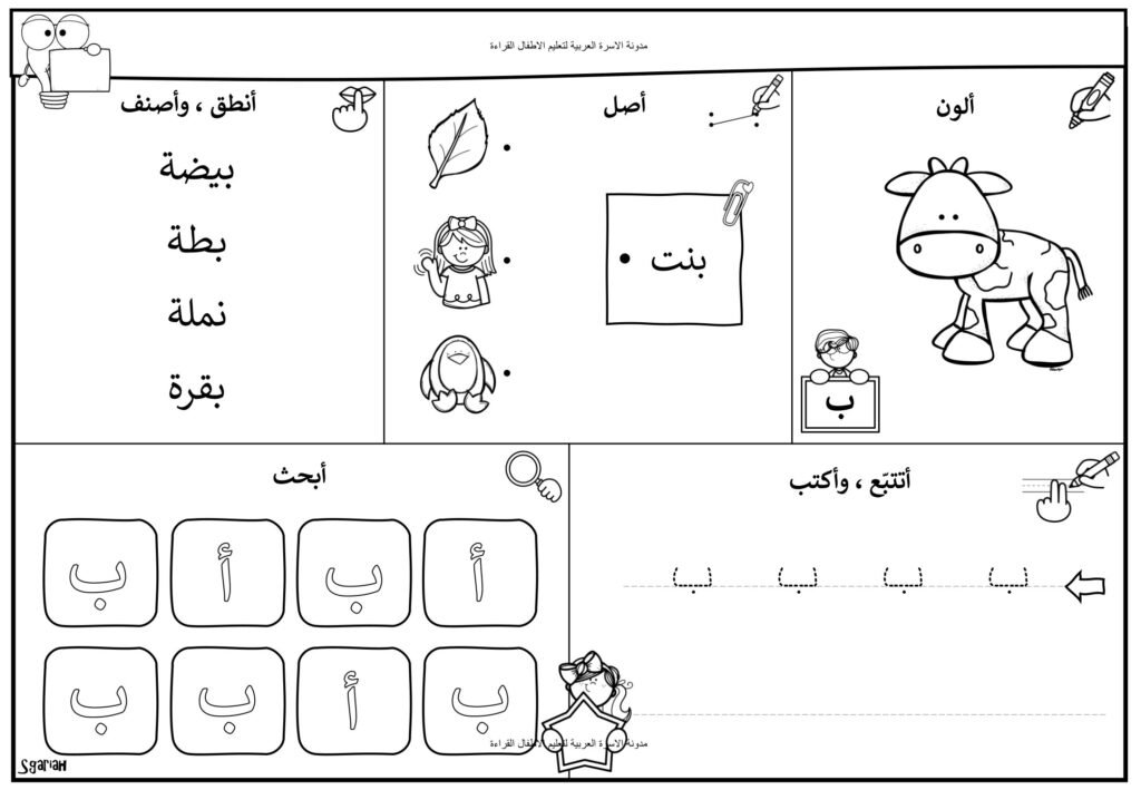 Comprehensive Arabic Alphabet Workbook PDF